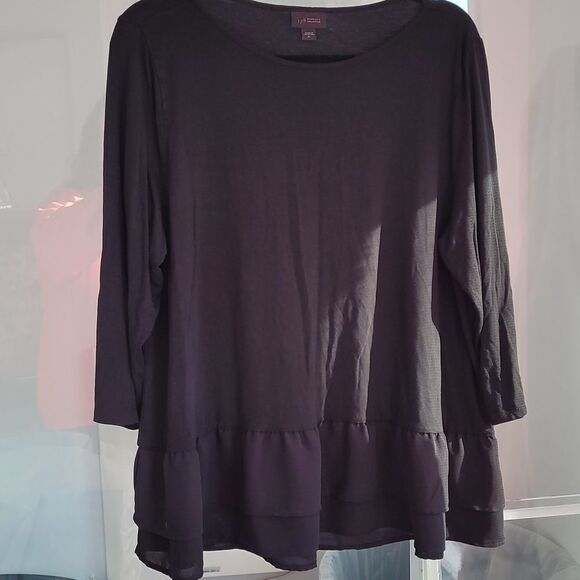 J.JILL Ruffled bottom top XL excellent condition - Picture 1 of 4